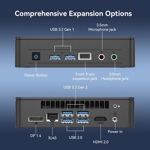 GEEKOM Air12 Lite Mini PC, Intel N100 4 Cores Max 3.4GHz, 8GB RAM 256GB SSD GEEKOM Air12 Lite Mini PC, Intel N100 4 Cores Max 3.4GHz, 8GB RAM 256GB SSD